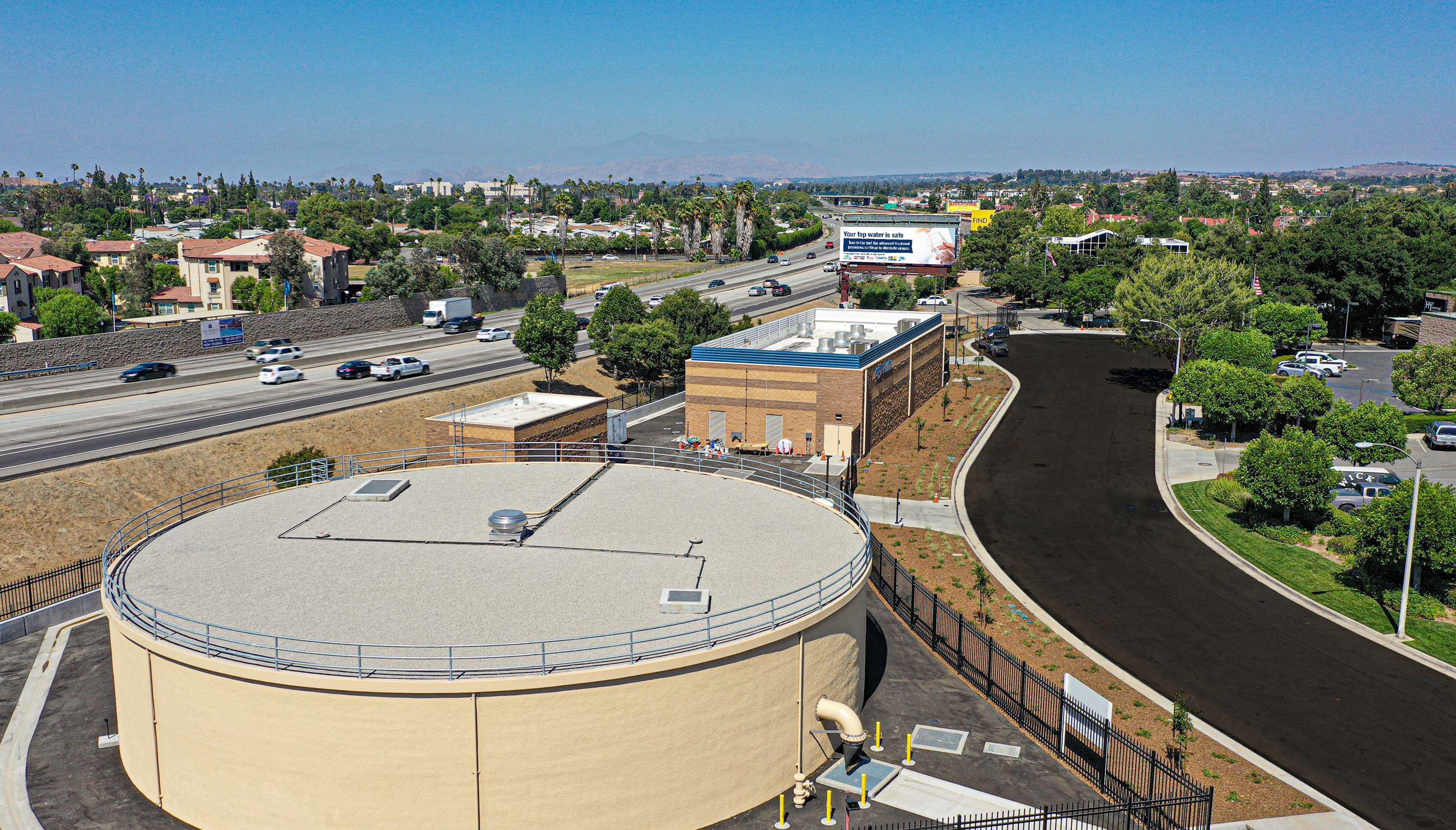 View of Western's Sterling Pump Station and Reservoir